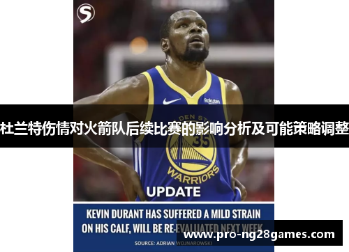 杜兰特伤情对火箭队后续比赛的影响分析及可能策略调整